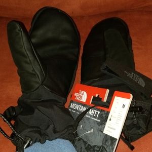 Men's The North Face mittens medium black BNWT